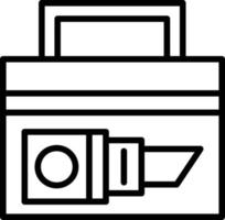 Make Up Bog Line Icon vector