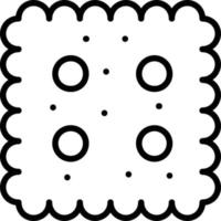 Cracker Line Icon vector