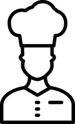Chef Line Icon