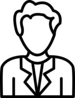 User Line Icon vector