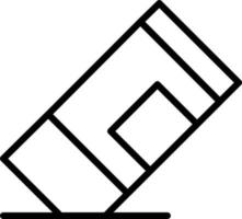 Eraser Line Icon vector