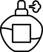 Perfume Line Icon vector