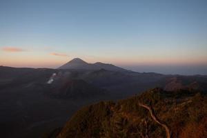 Sunrise at Mount Bromo volcano East Java, Indonesia. photo