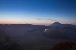 Sunrise at Mount Bromo volcano East Java, Indonesia. photo