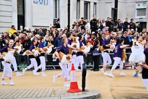 londres en el reino unido en junio de 2022. una vista del desfile del jubileo de platino foto