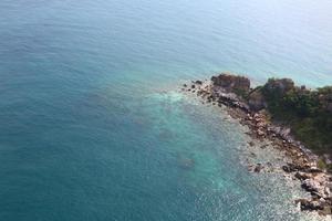 Beach In High Angle View, Amazing Seascape Of Thailand Famous Tourism Destination photo