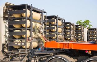 Combustible de contenedores de gas cng ngv para camiones pesados en camiones pesados