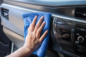 Close up Hand Interior car cleaning 35034138 Stock Photo at Vecteezy