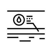 water body layer line icon vector illustration