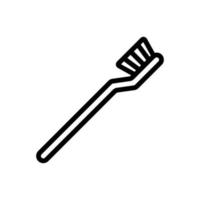 mechanical tooth brush icon vector outline illustration