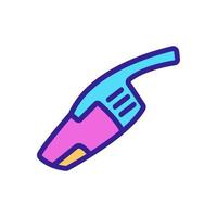 car wet vacuum cleaner icon vector outline illustration