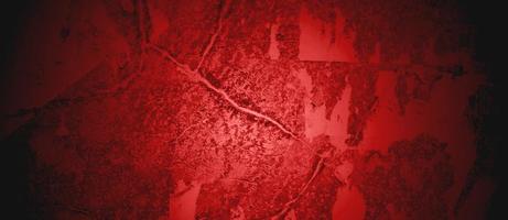 Dark red Wall Texture Background. Halloween background scary. Red and Black grunge background with scratches photo