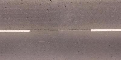 view from above on texture of asphalt road photo