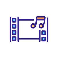 audio installation icon vector outline illustration