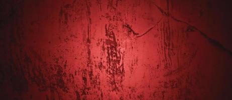 Dark red Wall Texture Background. Halloween background scary. Red and Black grunge background with scratches photo