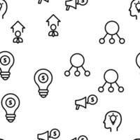 Info Business Vector Seamless Pattern