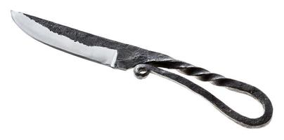 cuchillo ruso forjado cuchillo de herrero kuyabrik foto