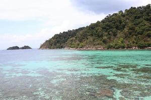 Beautiful tropical landscape. Lipe island, Thailand photo