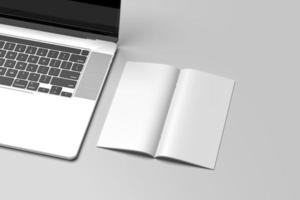 DL BIFOLD BROCHURE BLANK MOCKUPS photo