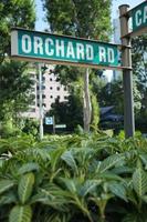 orchad road sing and buildings photo