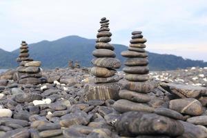 pebble on island, Lipe island, Thailand photo