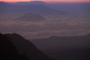 Sunrise at Mount Bromo volcano East Java, Indonesia. photo