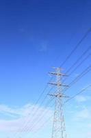 electric high voltage power post photo