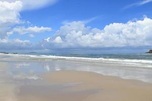 beach and beautiful tropical sea photo