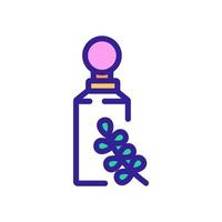 thyme opened package icon vector outline illustration