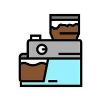 dispositivo para preparar café color icono vector ilustración