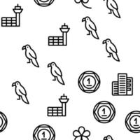 Singapore Vector Seamless Pattern