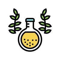 elixir phytotherapy color icon vector illustration