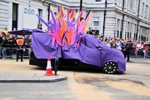 londres en el reino unido en junio de 2022. una vista del desfile del jubileo de platino foto