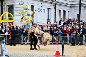 London in the UK in June 2022. A view of the Platinum Jubilee Parade photo