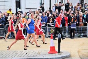 londres en el reino unido en junio de 2022. una vista del desfile del jubileo de platino foto