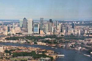 An aerial view of London photo