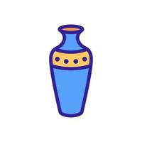 vase amphora icon vector outline illustration