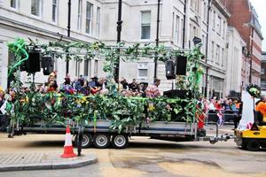 londres en el reino unido en junio de 2022. una vista del desfile del jubileo de platino foto