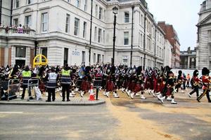 London in the UK in June 2022. A view of the Platinum Jubilee Parade photo