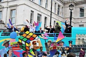 londres en el reino unido en junio de 2022. una vista del desfile del jubileo de platino foto