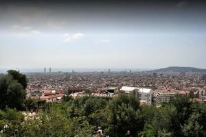 A view of Barcelona in Spain photo