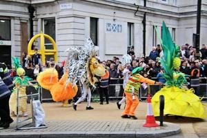 londres en el reino unido en junio de 2022. una vista del desfile del jubileo de platino foto