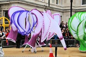 londres en el reino unido en junio de 2022. una vista del desfile del jubileo de platino foto