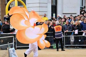 londres en el reino unido en junio de 2022. una vista del desfile del jubileo de platino foto