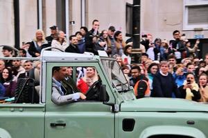 londres en el reino unido en junio de 2022. una vista del desfile del jubileo de platino foto