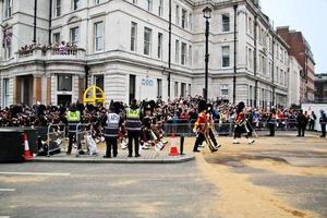 londres en el reino unido en junio de 2022. una vista del desfile del jubileo de platino foto