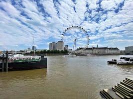 London in the UK in June 2022. A view of the River Thames at Westminster photo