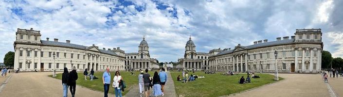 London in the UK in June 2022. Tourists enjoying Greenwich in London photo