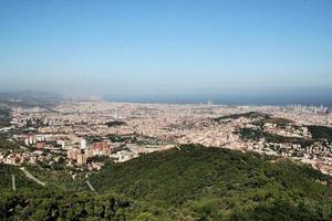 A view of Barcelona in Spain photo