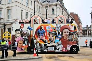 London in the UK in June 2022. A view of the Platinum Jubilee Parade photo